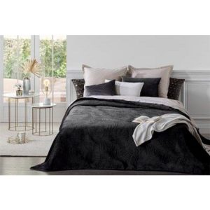 De gros 🔥 Dessus De Lit Feuilles 240x260cm Gris Ardoise 🔔 9