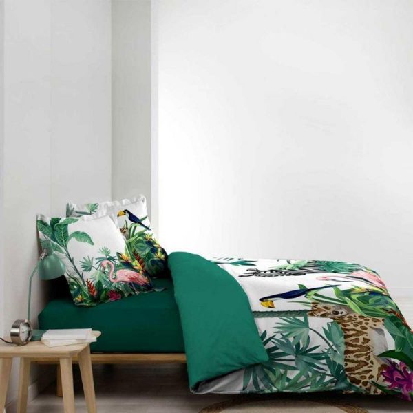 Top 10 👏 Paris Prix Parure De Lit 3 Pièces Exotica 260x240cm Vert 😀 4