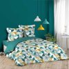 Le moins cher 🛒 Paris Prix Parure De Lit 3 Pièces Rythmo 260x240cm Bleu 🌟 13