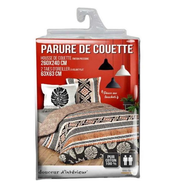 Meilleur prix 🥰 Paris Prix Parure De Lit 3 Pièces Hevea 260x240cm Multicolore 🎉 3