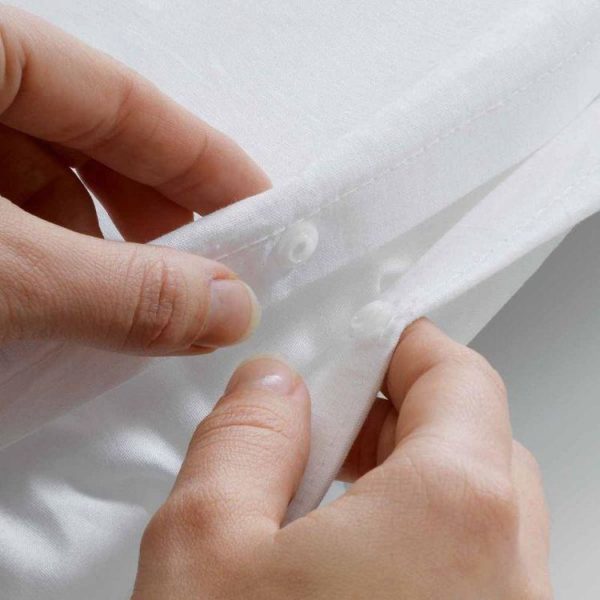 Grosses soldes 🎁 Paris Prix Parure De Lit 3 Pièces Sintra 240x220cm Blanc 🎁 3