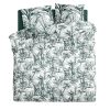 Vente flash 🔔 Parure De Lit 3 Pièces Joie Tropik 240x220cm Vert 😉 5