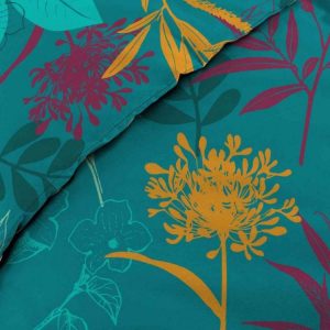 Bon marché ❤️ Paris Prix Parure De Lit 3 Pièces Analisa 240x220cm Bleu 🌟 7