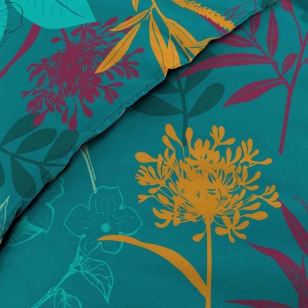 Bon marché ❤️ Paris Prix Parure De Lit 3 Pièces Analisa 240x220cm Bleu 🌟 3