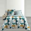 Le moins cher 🔔 Paris Prix Parure De Lit 3 Pièces Dorine 240x220cm Vert 🔔 11