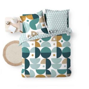 Le moins cher 🔔 Paris Prix Parure De Lit 3 Pièces Dorine 240x220cm Vert 🔔 7