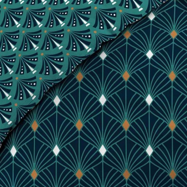 Vente flash ⌛ Paris Prix Parure De Lit 3 Pièces Meloe 240x220cm Bleu ❤️ 3