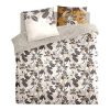 Le moins cher ✔️ Parure De Lit 3 Pièces Orains 240x220cm Beige Lin 😀 11