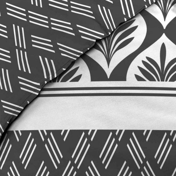 Promo 🥰 Paris Prix Parure De Lit 3 Pièces Bonnie 260x240cm Noir 🎉 4