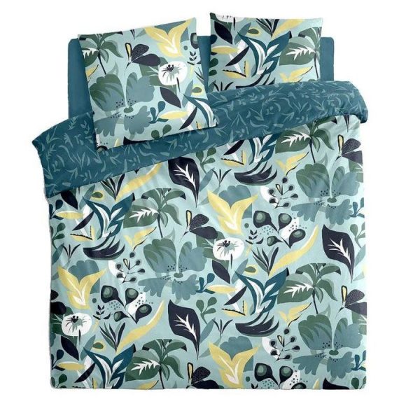 Le moins cher ✨ Parure De Lit 3 Pièces Palapa 240x220cm Bleu ⌛ 1