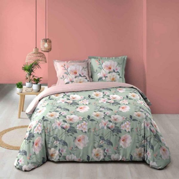 Sortie ❤️ Paris Prix Parure De Lit 3 Pièces Alissia 240x220cm Menthe 😍 1