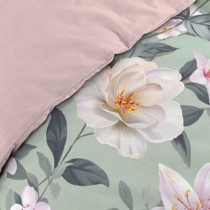Sortie ❤️ Paris Prix Parure De Lit 3 Pièces Alissia 240x220cm Menthe 😍 7