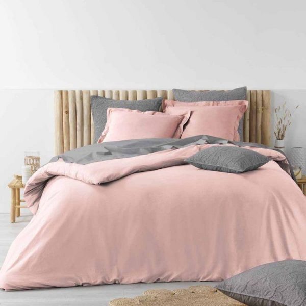 Meilleur prix ⭐ Paris Prix Parure De Lit 3 Pièces Stonalia 260x240cm Rose 🥰 1