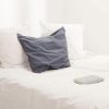 Remise ⭐ Parure De Lit 3 Pièces Coton Lavé 240x260cm Blanc 🛒 7