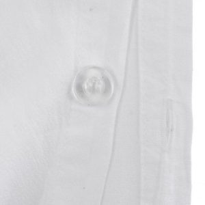 Remise ⭐ Parure De Lit 3 Pièces Coton Lavé 240x260cm Blanc 🛒 9