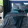 Coupon 🔔 Parure De Lit 3 Pièces Éventail 260x240cm Bleu 👏 5