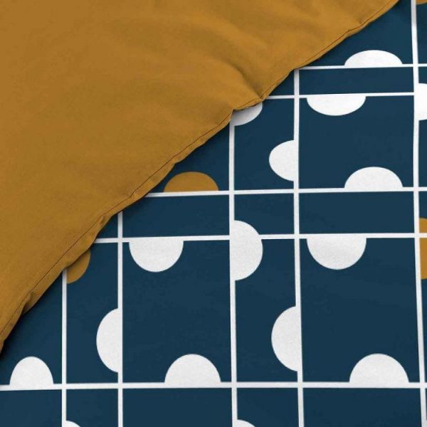Vente flash 🥰 Paris Prix Parure De Lit 3 Pièces Gabi 240x220cm Bleu 🔔 3