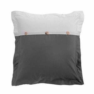 Promo ⌛ Paris Prix Parure De Lit 3 Pièces Versa 240x220cm Anthracite 🎁 7