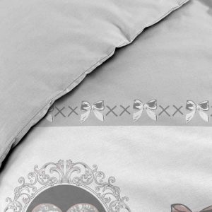 Grosses soldes 🔥 Paris Prix Parure De Lit 3 Pièces Valentina 240x220cm Blanc 👏 9