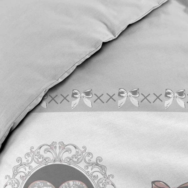 Grosses soldes 🔥 Paris Prix Parure De Lit 3 Pièces Valentina 240x220cm Blanc 👏 4