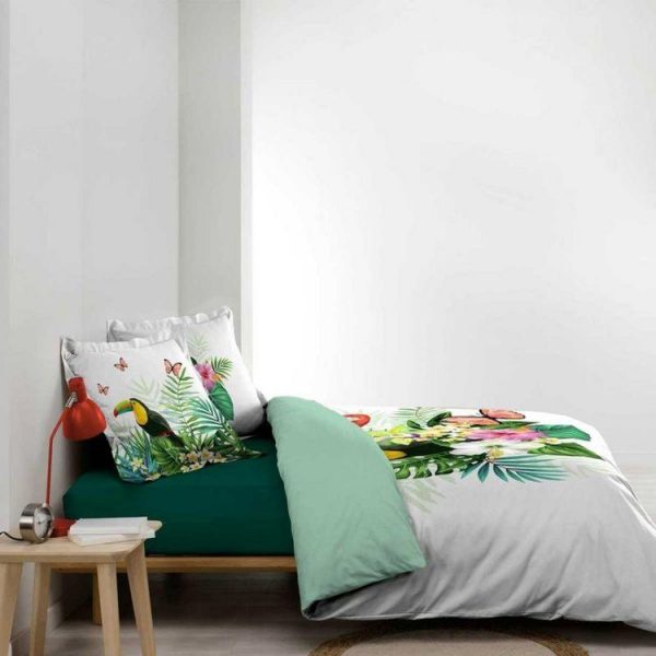 Meilleure affaire 💯 Paris Prix Parure De Lit 3 Pièces Honululu 260x240cm Blanc 🎉 4