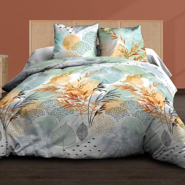 Meilleure vente ⭐ Kaliss Parure 4 Pièces Aquarel 2 Personnes 100% Coton 57 Fils ✨ 1