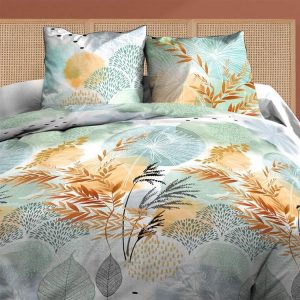 Meilleure vente ⭐ Kaliss Parure 4 Pièces Aquarel 2 Personnes 100% Coton 57 Fils ✨ 7