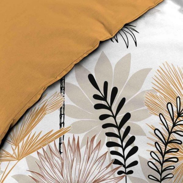 Remise 🎉 Paris Prix Parure De Lit 3 Pièces Calvinia 260x240cm Jaune 🎉 4