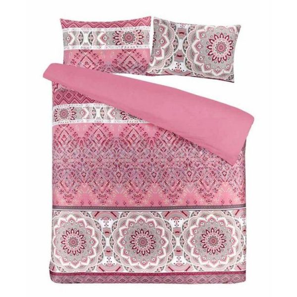 Coupon 🌟 Paris Prix Parure De Lit 3 Pièces Alegra 240x220cm Rose 😍 1