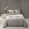 Promo ✨ Paris Prix Parure De Lit 3 Pièces Chalet 240x220cm Gris ✨ 13