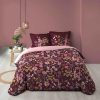 Meilleur prix 😍 Paris Prix Parure De Lit 3 Pièces Florabella 240x220cm Prune 👏 13