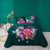 De gros 👍 Paris Prix Parure De Lit 3 Pièces Indirose 260x240cm Vert 🔥 5