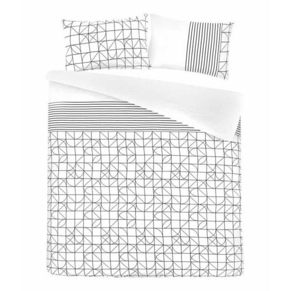 Les meilleures critiques de 🤩 Paris Prix Parure De Lit 3 Pièces Kennedy 240x220cm Blanc & Noir ⭐ 1