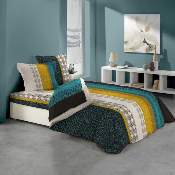 Remise 😍 Paris Prix Parure De Drap 4 Pièces Sansa Multicolore ✨ 1