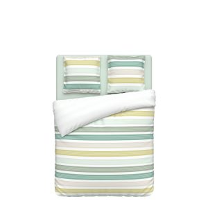 De gros 🥰 ACTUEL Parure Housse De Couette En Polycoton 52 Fils Motifs Rayures REMI 💯 6